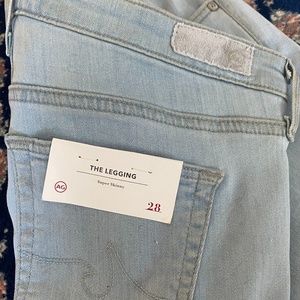 AG light blue jeans size 28